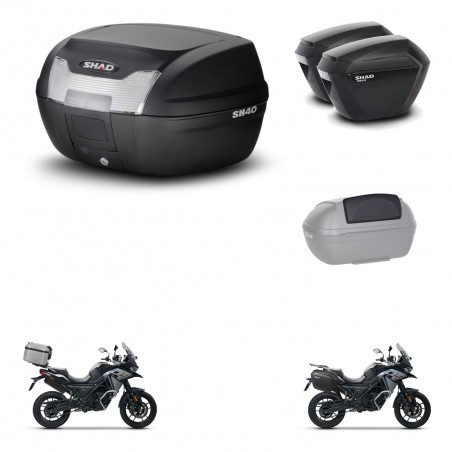 SHAD Maletas sh23 + soporte montaje baul SH40 accesorios KIT-472134