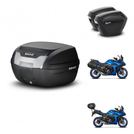 SHAD Maletas sh23 + soporte montaje baul SH40 KIT-472146