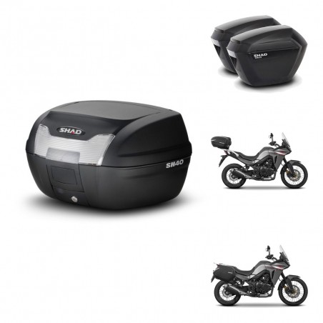SHAD Maletas sh23 + soporte montaje baul SH40 KIT-472162