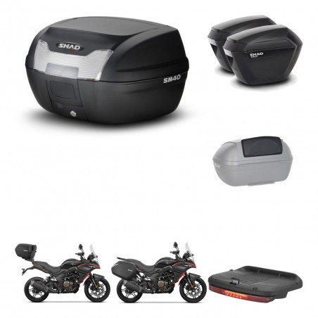 SHAD Maletas sh23 + soporte montaje baul SH40 accesorios KIT-472176