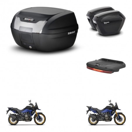 SHAD Maletas sh23 + soporte montaje baul SH40 accesorios KIT-472180