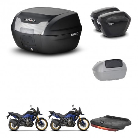 SHAD Maletas sh23 + soporte montaje baul SH40 accesorios KIT-472184