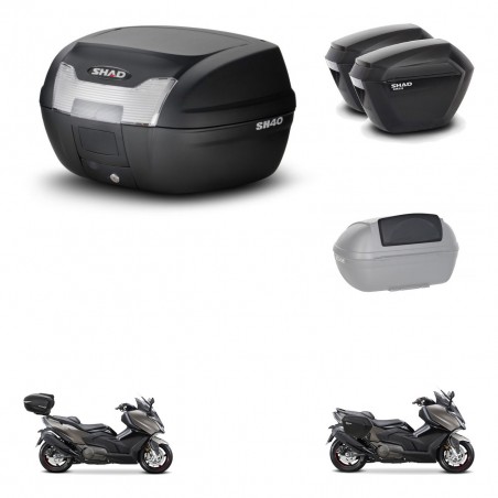 SHAD Maletas sh23 + soporte montaje baul SH40 accesorios KIT-472198