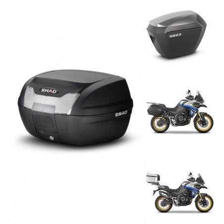 SHAD Maletas sh23 alu + soporte montaje baul SH40 KIT-472203