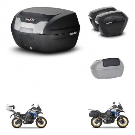 SHAD Maletas sh23 + soporte montaje baul SH40 accesorios KIT-472206
