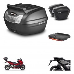 SHAD Maletas sh23 + soporte montaje baul SH40 parrilla superior accesorios KIT-472268