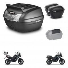 SHAD Maletas sh23 + soporte montaje baul SH40 parrilla superior accesorios KIT-472278