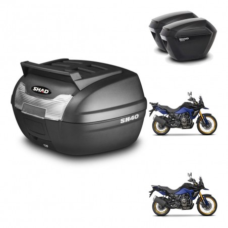 SHAD Maletas sh23 + soporte montaje baul SH40 parrilla superior KIT-472322