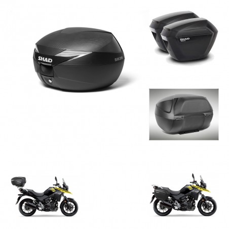 SHAD Maletas sh23 + soporte montaje Baul maleta accesorios KIT-472392