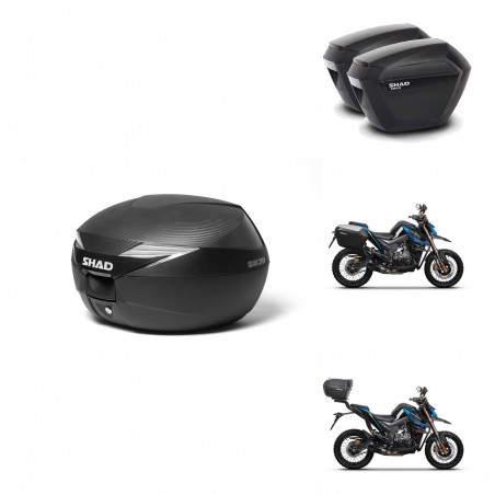 SHAD Maletas sh23 + soporte montaje Baul maleta KIT-472428