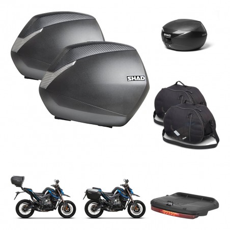 SHAD Baul maleta + soporte montaje maletas SH36 accesorios KIT-472433