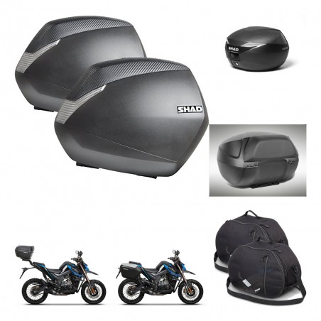 SHAD Baul maleta + soporte montaje maletas SH36 accesorios KIT-472439