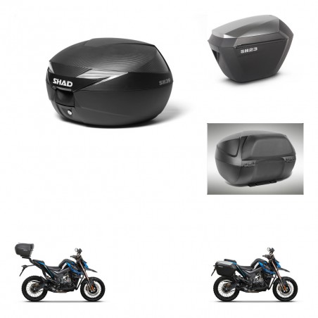 SHAD Maletas sh23 alu + soporte montaje Baul maleta accesorios KIT-472443
