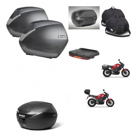 SHAD Baul maleta + soporte montaje maletas SH36 accesorios KIT-472469