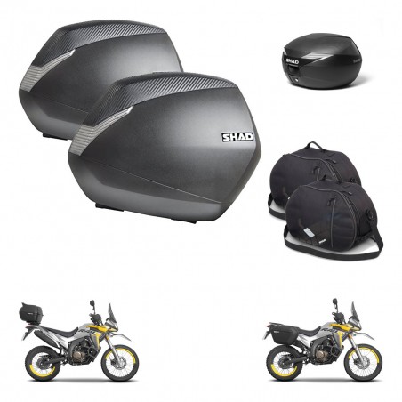 SHAD Baul maleta + soporte montaje maletas SH36 accesorios KIT-472523