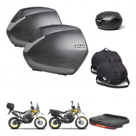 SHAD Suitcase trunk + mounting bracket SH36 suitcases accessories KIT-472529