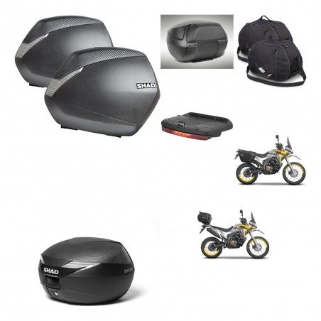 SHAD Baul maleta + soporte montaje maletas SH36 accesorios KIT-472541