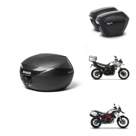 SHAD Maletas sh23 + soporte montaje Baul maleta KIT-472566