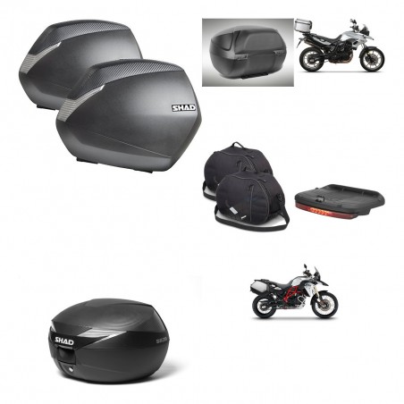 SHAD Baul maleta + soporte montaje maletas SH36 accesorios KIT-472577