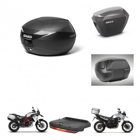 SHAD Maletas sh23 alu + soporte montaje Baul maleta accesorios KIT-472581