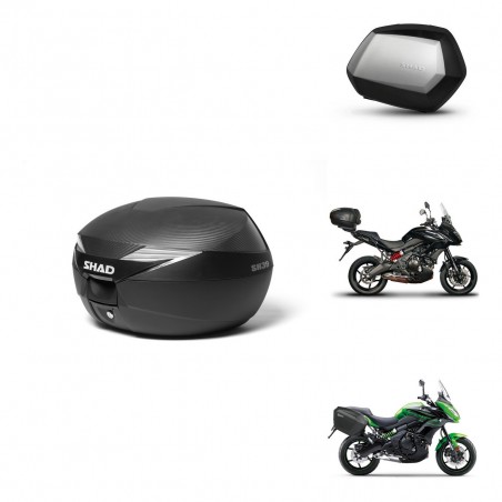 SHAD SH35 PREMIUM suitcases + mounting bracket suitcase trunk KIT-472621