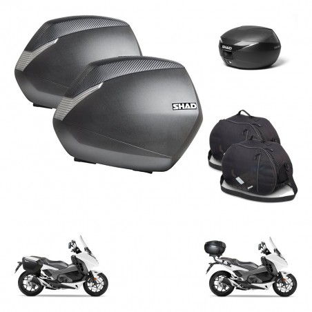 SHAD Baul maleta + soporte montaje maletas SH36 accesorios KIT-472691