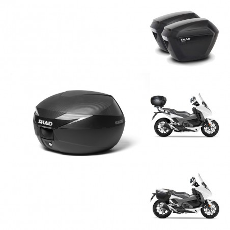 SHAD Maletas sh23 + soporte montaje Baul maleta KIT-472692
