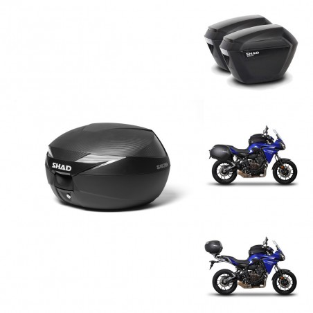 SHAD Maletas sh23 + soporte montaje Baul maleta KIT-472710