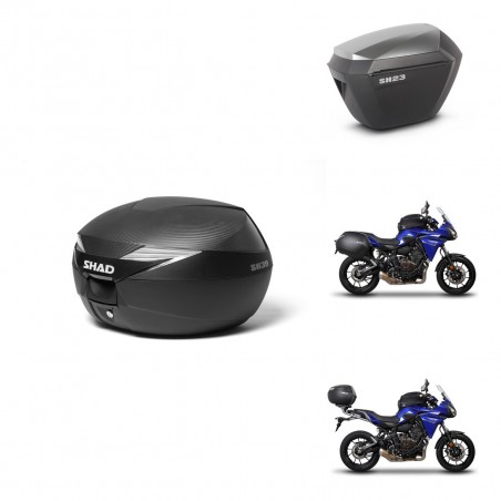 SHAD Maletas sh23 alu + soporte montaje Baul maleta KIT-472713