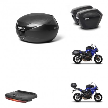 SHAD Maletas sh23 + soporte montaje Baul maleta accesorios KIT-472716