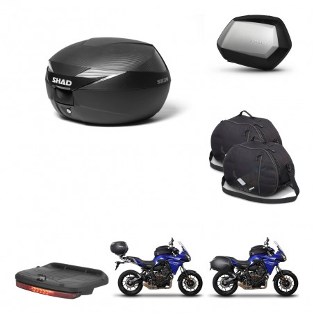 SHAD SH35 PREMIUM suitcases + mounting bracket suitcase trunk accessories KIT-472718