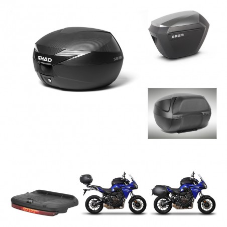 SHAD Maletas sh23 alu + soporte montaje Baul maleta accesorios KIT-472725