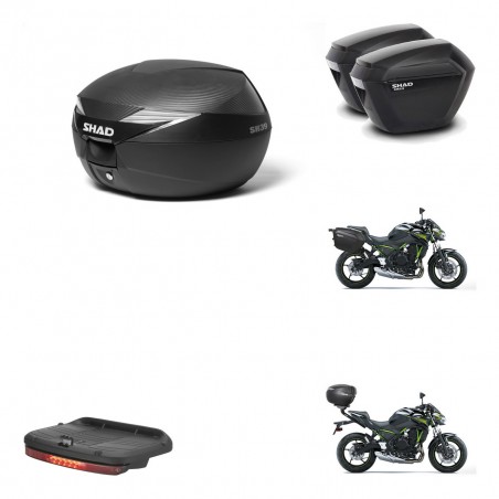 SHAD Maletas sh23 + soporte montaje Baul maleta accesorios KIT-472734