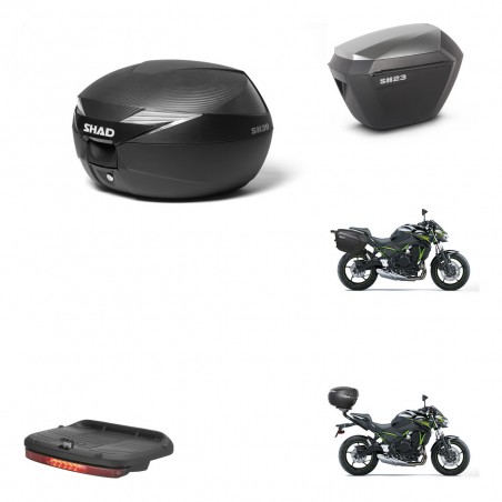 SHAD Maletas sh23 alu + soporte montaje Baul maleta accesorios KIT-472737