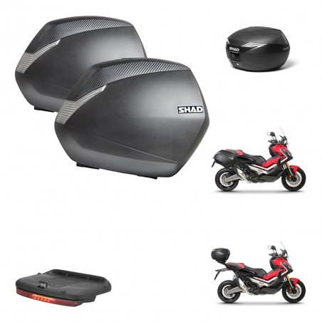 SHAD Baul maleta + soporte montaje maletas SH36 accesorios KIT-472756