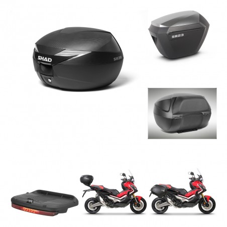 SHAD Maletas sh23 alu + soporte montaje Baul maleta accesorios KIT-472773