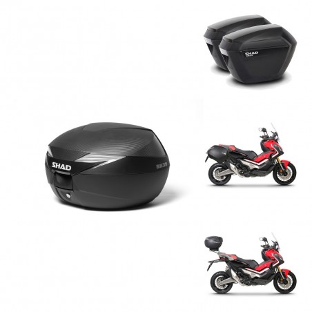 SHAD Maletas sh23 + soporte montaje Baul maleta KIT-472776
