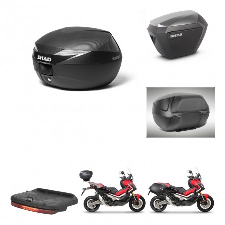 SHAD Maletas sh23 alu + soporte montaje Baul maleta accesorios KIT-472797