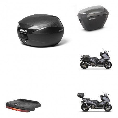 SHAD Maletas sh23 alu + soporte montaje Baul maleta accesorios KIT-472809