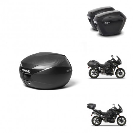 SHAD Maletas sh23 + soporte montaje Baul maleta KIT-472848