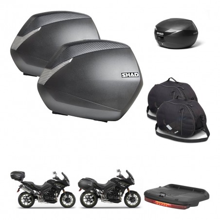 SHAD Baul maleta + soporte montaje maletas SH36 accesorios KIT-472853