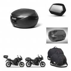SHAD Maletas SH35 PREMIUM + soporte montaje Baul maleta accesorios KIT-472862
