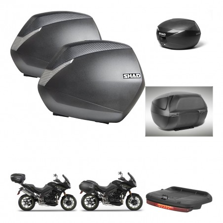 SHAD Baul maleta + soporte montaje maletas SH36 accesorios KIT-472864