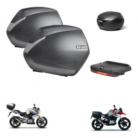 SHAD Baul maleta + soporte montaje maletas SH36 accesorios KIT-472900