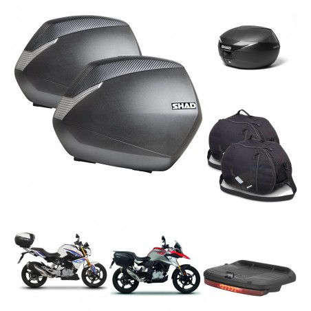 SHAD Baul maleta + soporte montaje maletas SH36 accesorios KIT-472901