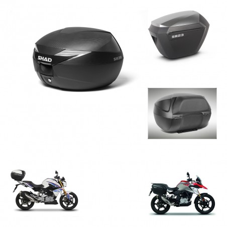 SHAD Maletas sh23 alu + soporte montaje Baul maleta accesorios KIT-472911