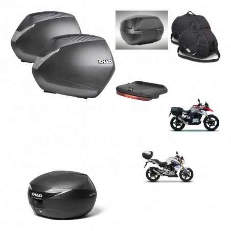 SHAD Baul maleta + soporte montaje maletas SH36 accesorios KIT-472913