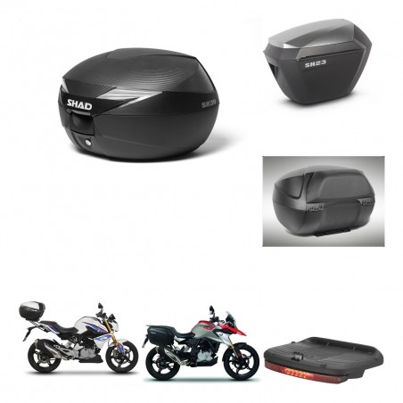 SHAD Maletas sh23 alu + soporte montaje Baul maleta accesorios KIT-472917