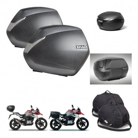 SHAD Baul maleta + soporte montaje maletas SH36 accesorios KIT-472931