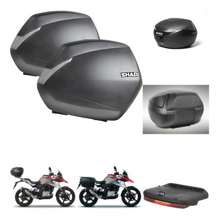 SHAD Baul maleta + soporte montaje maletas SH36 accesorios KIT-472936